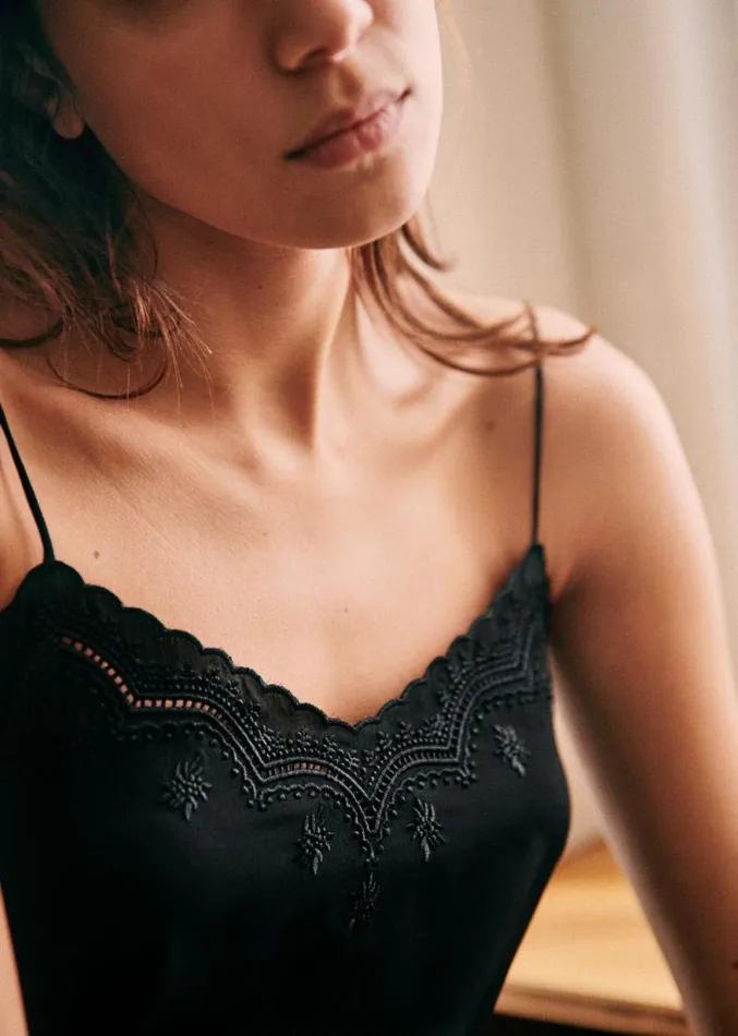 Szane Tops Womens Palma Top Black