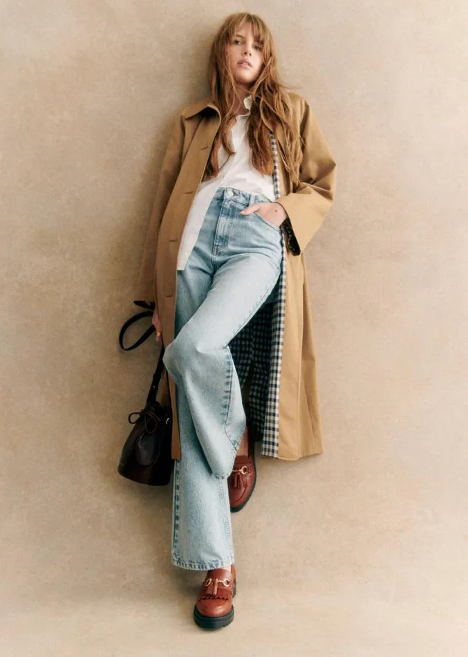 Szane Trousers and Jumpsuits Womens The Wide Leg Trousers Light Blue