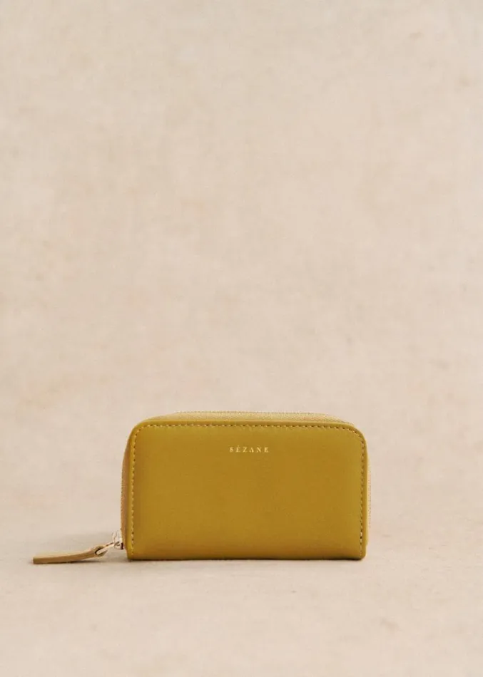 Szane Wallets Womens Hugo Card Holder Glossy Cumin
