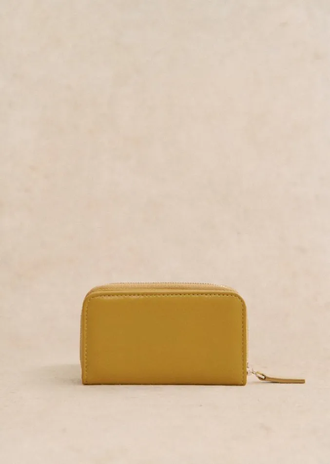 Szane Wallets Womens Hugo Card Holder Glossy Cumin
