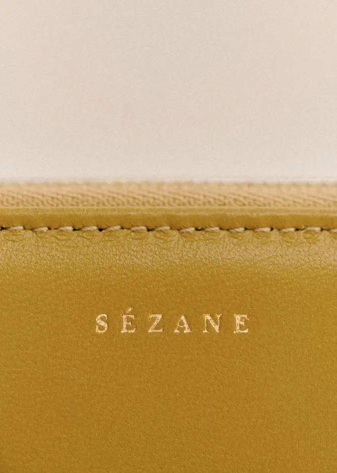 Szane Wallets Womens Hugo Card Holder Glossy Cumin