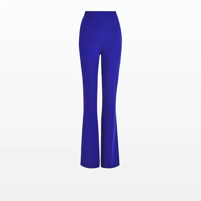 Safiyaa Alexa Azure Blue Trousers Women Trousers
