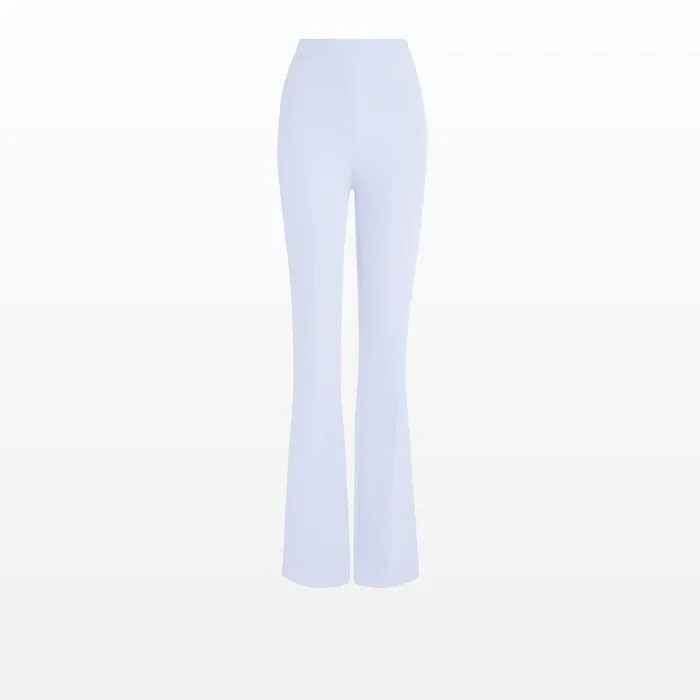 Safiyaa Alexa Silk Blue Trousers Women Trousers
