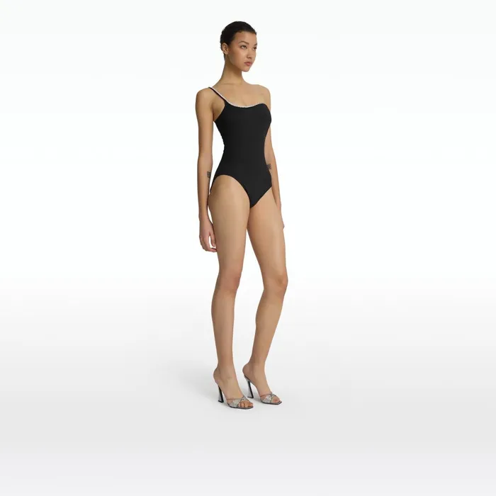 Safiyaa Amyra Black Swimsuit Women Swimwear
