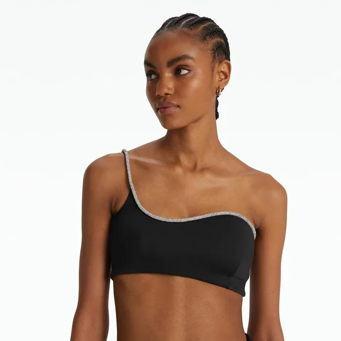 Safiyaa Amyralle Black Bikini Top Women Swimwear