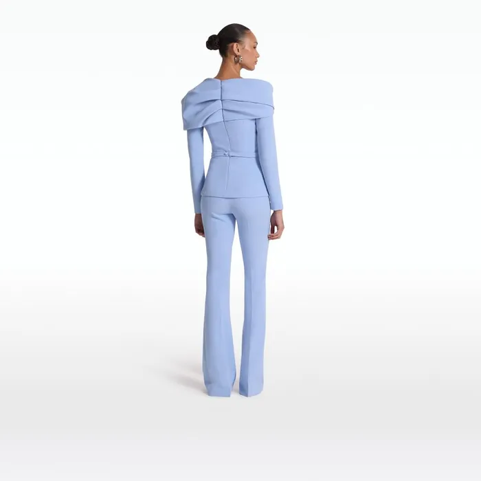 Safiyaa Andrie Carolina Blue Top Women Tops