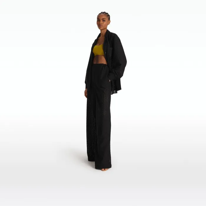 Safiyaa Angelique Black Top Women Swimwear