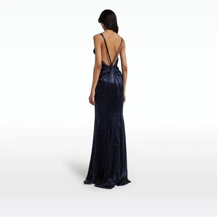 Safiyaa Asli Maritime Long Dress Women Dresses