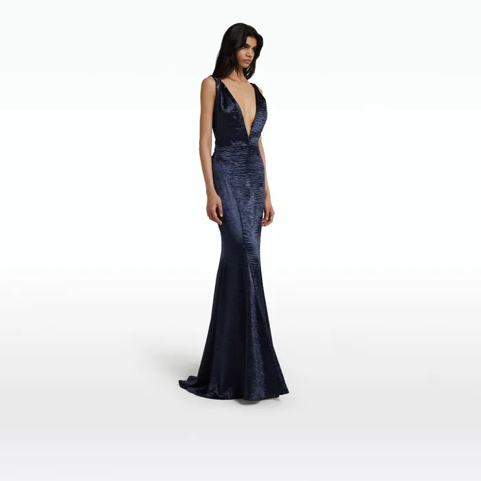 Safiyaa Asli Maritime Long Dress Women Dresses