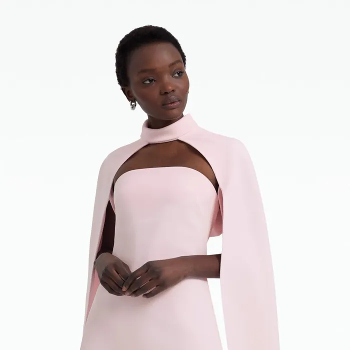 Safiyaa Ceres Barely Pink Harness Women Capes and Harnesses