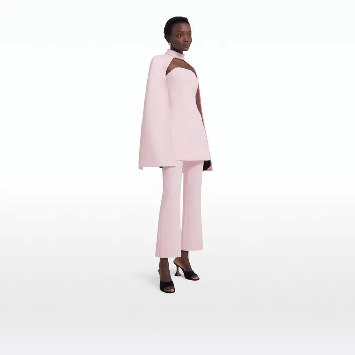 Safiyaa Ceres Barely Pink Harness Women Capes and Harnesses