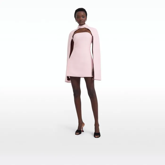 Safiyaa Ceres Barely Pink Harness Women Capes and Harnesses