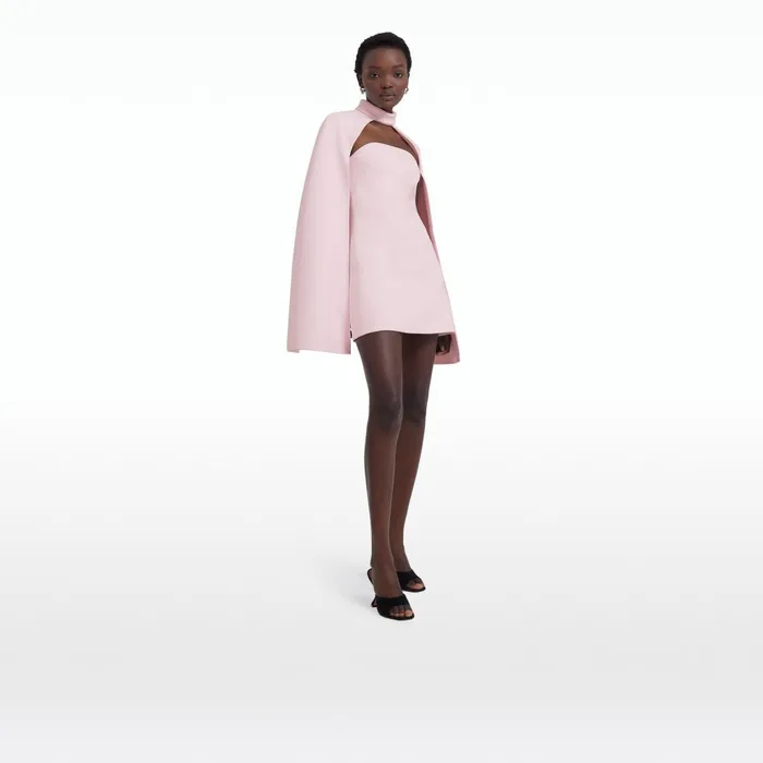 Safiyaa Ceres Barely Pink Harness Women Capes and Harnesses