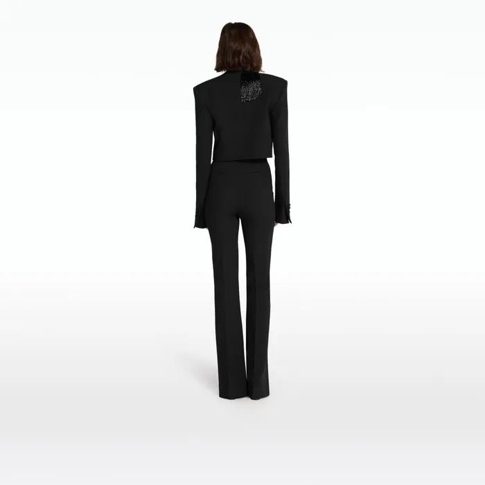 Safiyaa Crainelle Black Jacket Women Jackets and Coats