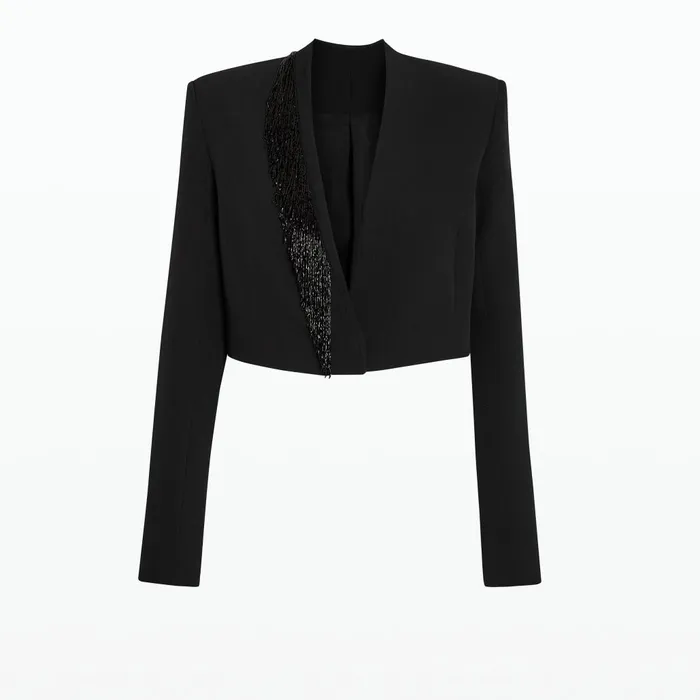 Safiyaa Crainelle Black Jacket Women Jackets and Coats