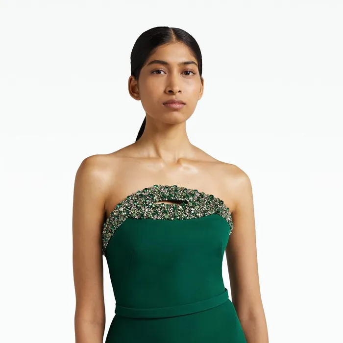 Safiyaa Donatella Botanic Long Dress With Antonia Gloves Women Dresses