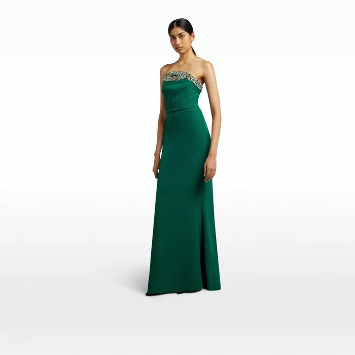 Safiyaa Donatella Botanic Long Dress With Antonia Gloves Women Dresses