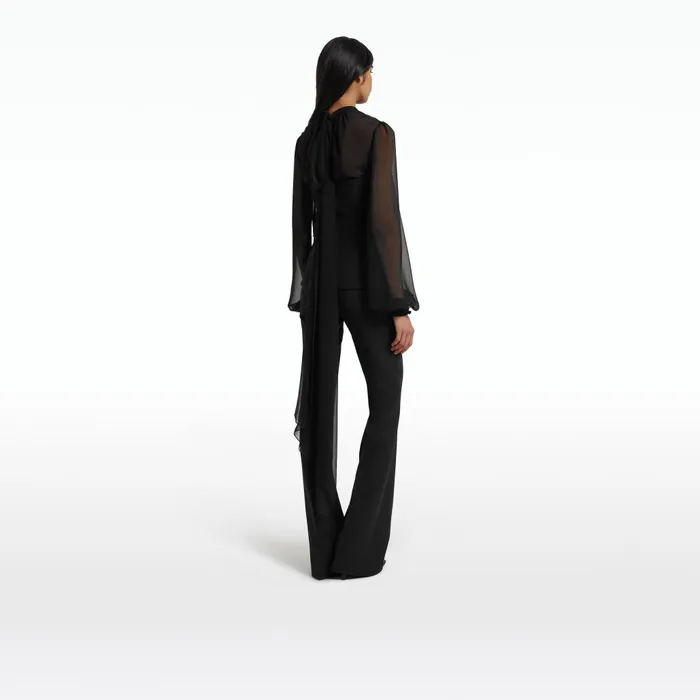 Safiyaa Duruda Black Top Women Tops
