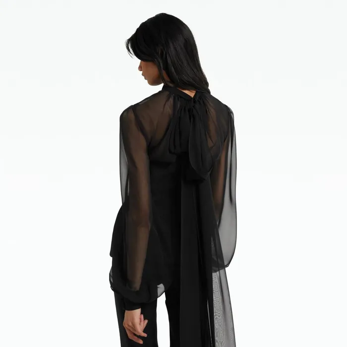 Safiyaa Duruda Black Top Women Tops
