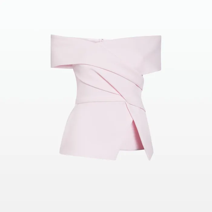 Safiyaa Eimear Barely Pink Top Women Tops