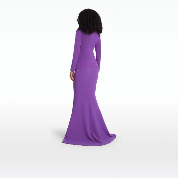 Safiyaa Gayeta Lilac Skirt Women Skirts