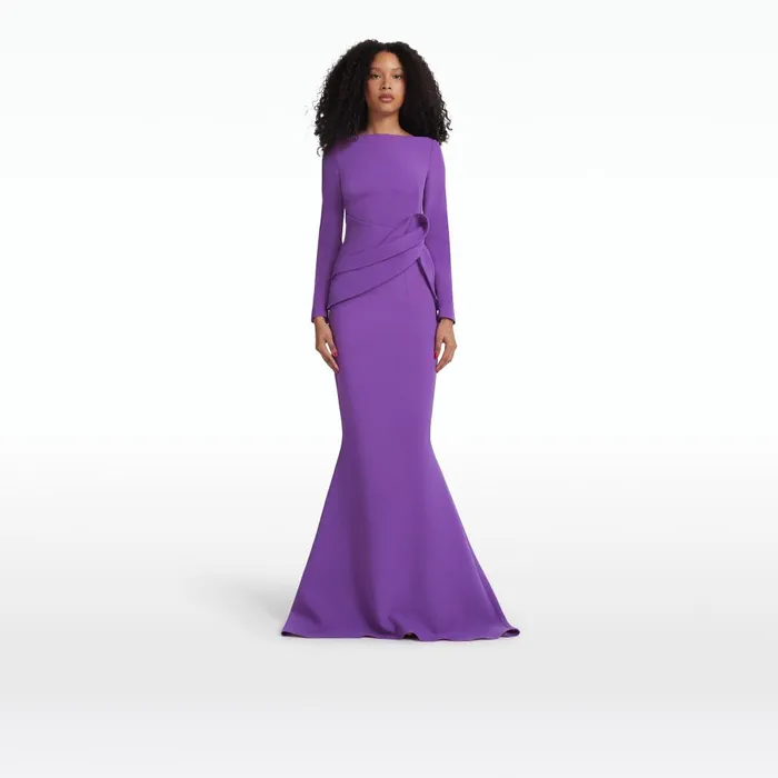Safiyaa Gayeta Lilac Skirt Women Skirts
