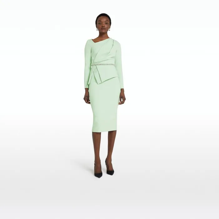 Safiyaa Hokoku Aloe Skirt Women Skirts