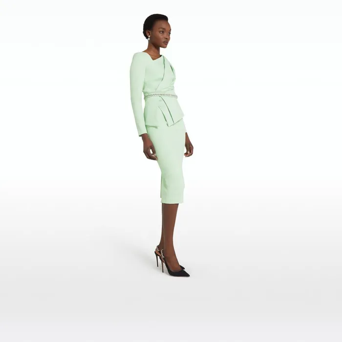 Safiyaa Hokoku Aloe Skirt Women Skirts