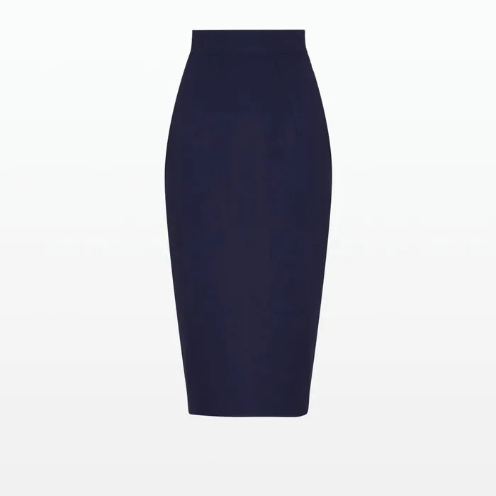 Safiyaa Hokoku Midnight Navy Skirt Women Skirts