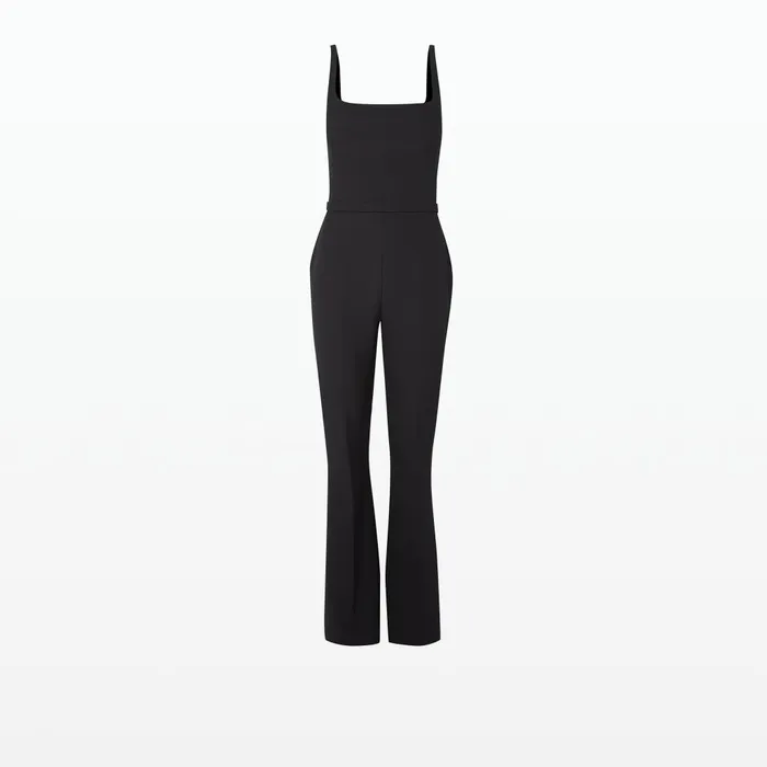 Safiyaa Ifa Black Harness and Bele Jumpsuit Women Jumpsuits