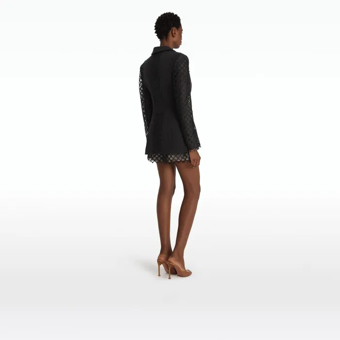 Safiyaa Joena Black Jacket Women Jackets and Coats