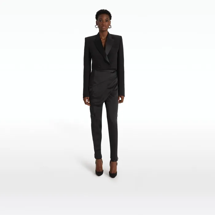 Safiyaa Joja Black Trousers Women Trousers
