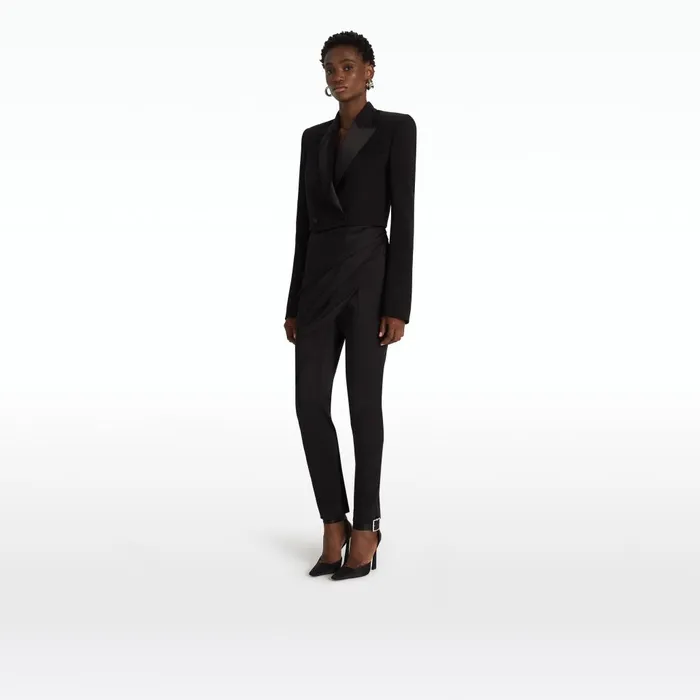 Safiyaa Joja Black Trousers Women Trousers