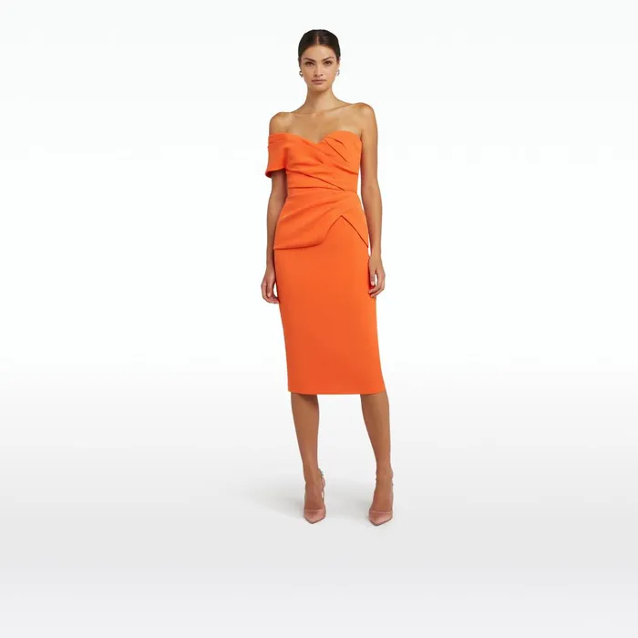 Safiyaa Jole Seville Midi Dress Women Dresses