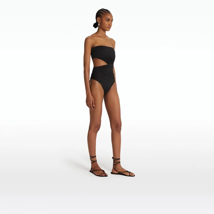 Safiyaa Kymmie Black Swimsuit Women Swimwear