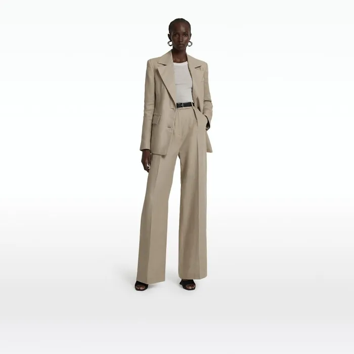 Safiyaa Omarani Stone Trousers Women Trousers