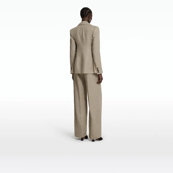 Safiyaa Omarani Stone Trousers Women Trousers