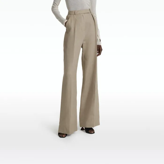 Safiyaa Omarani Stone Trousers Women Trousers
