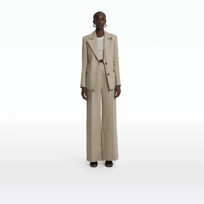 Safiyaa Omarani Stone Trousers Women Trousers
