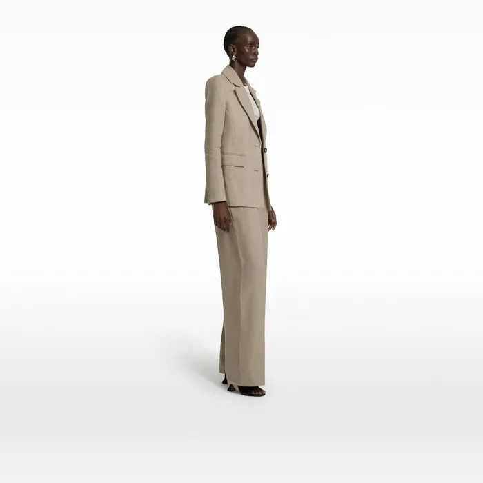 Safiyaa Omarani Stone Trousers Women Trousers