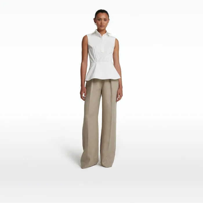 Safiyaa Omarani Stone Trousers Women Trousers