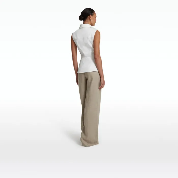 Safiyaa Omarani Stone Trousers Women Trousers