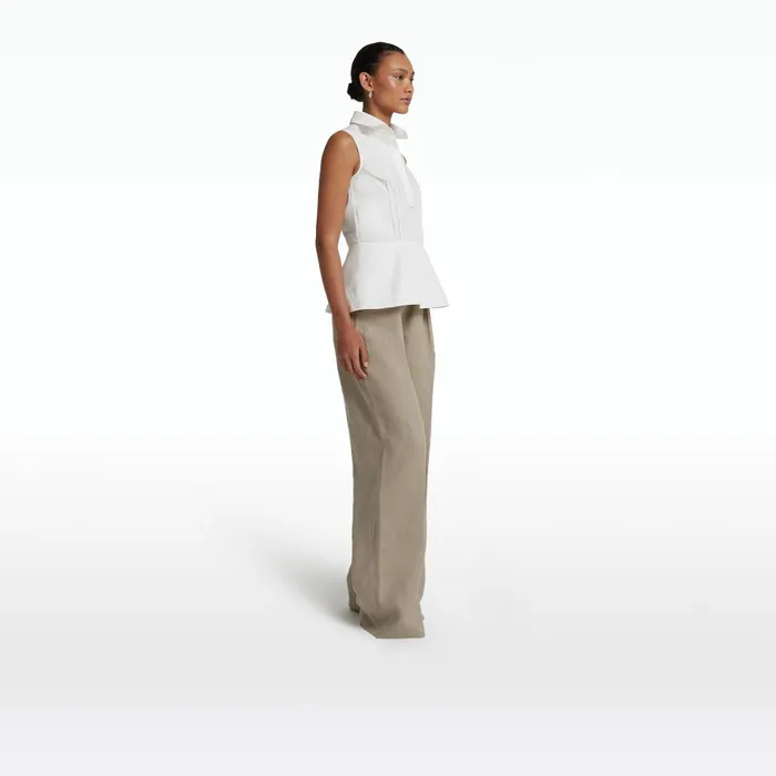 Safiyaa Omarani Stone Trousers Women Trousers