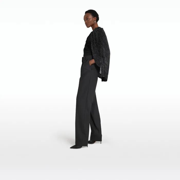 Safiyaa Penelope Charcoal Trousers Women Trousers