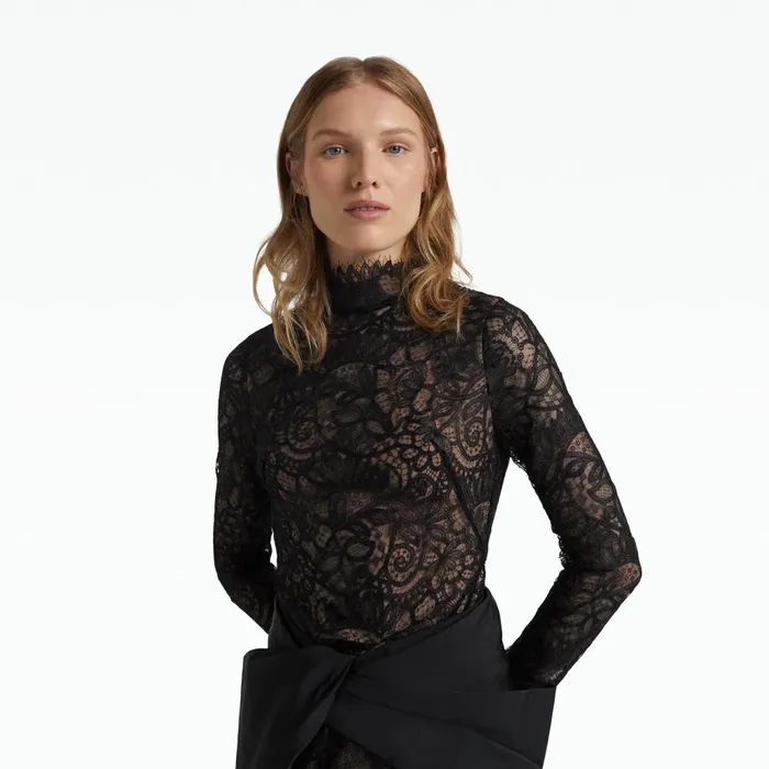 Safiyaa Santilli Black Long Dress Women Dresses