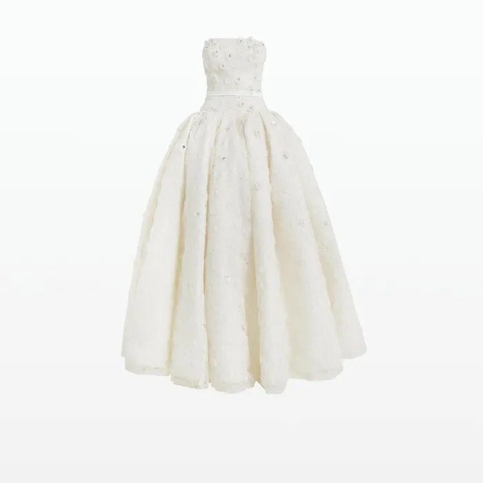 Safiyaa Seda Ivory Long Dress Women Dresses