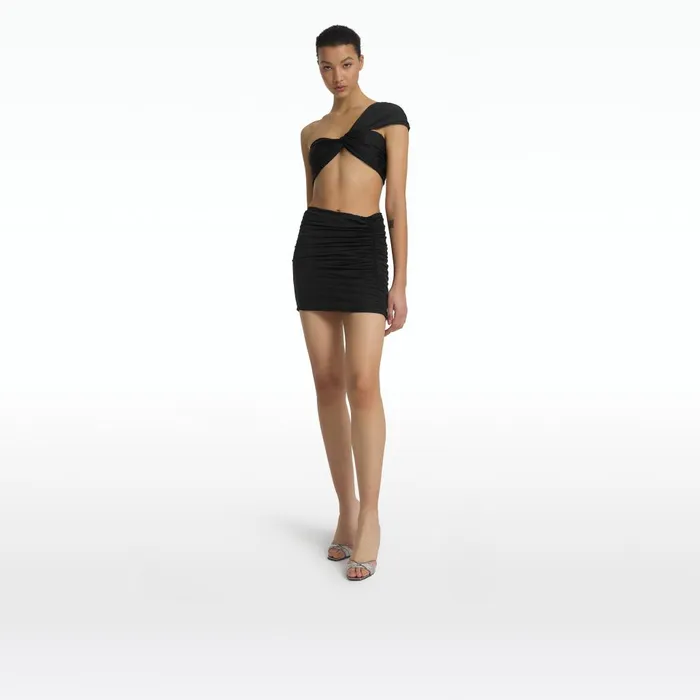 Safiyaa Shauna Black Swim Skirt Women Swimwear