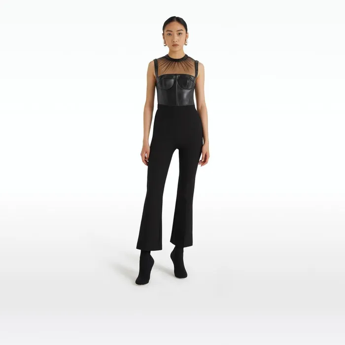 Safiyaa Shaya Black Top Women Tops