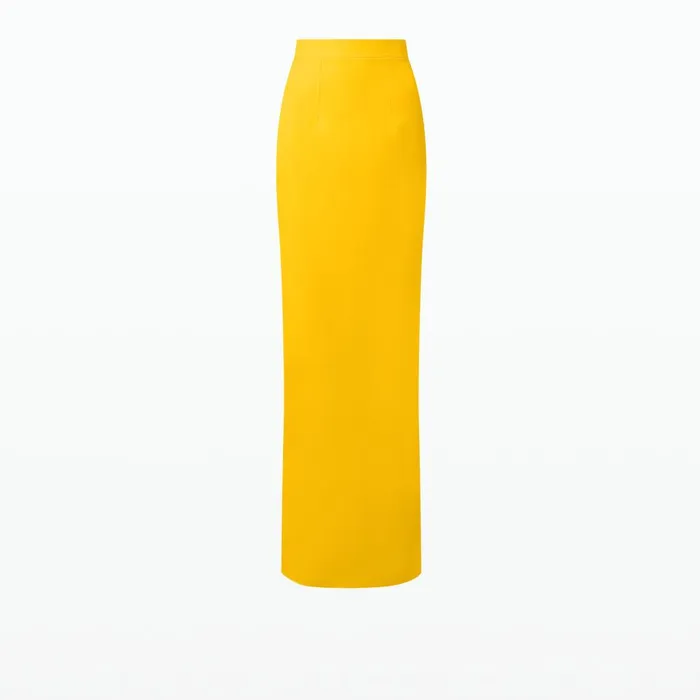 Safiyaa Sidha Sunshine Yellow Skirt Women Skirts