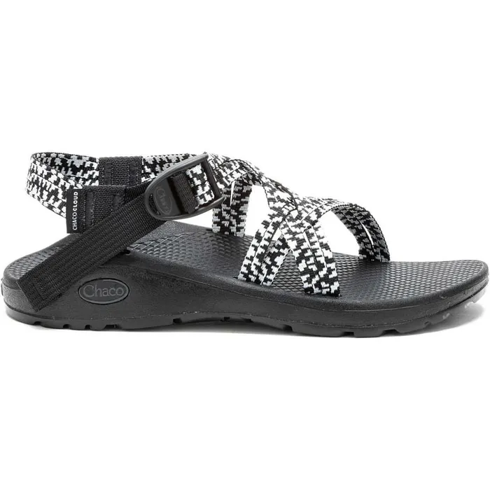 Sandals Women Chaco ZX1 Cloud Dual Adjustable Straps Cushioned Sandal Pixel Bandw